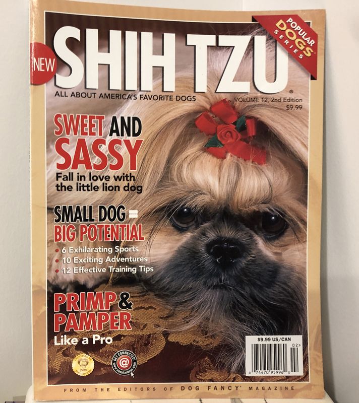 SHIH TZU Popular Dog Series Book From Dog Fancy Magazine Vol 12