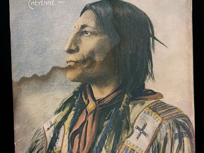 vintage Chief White Robe Wyoming