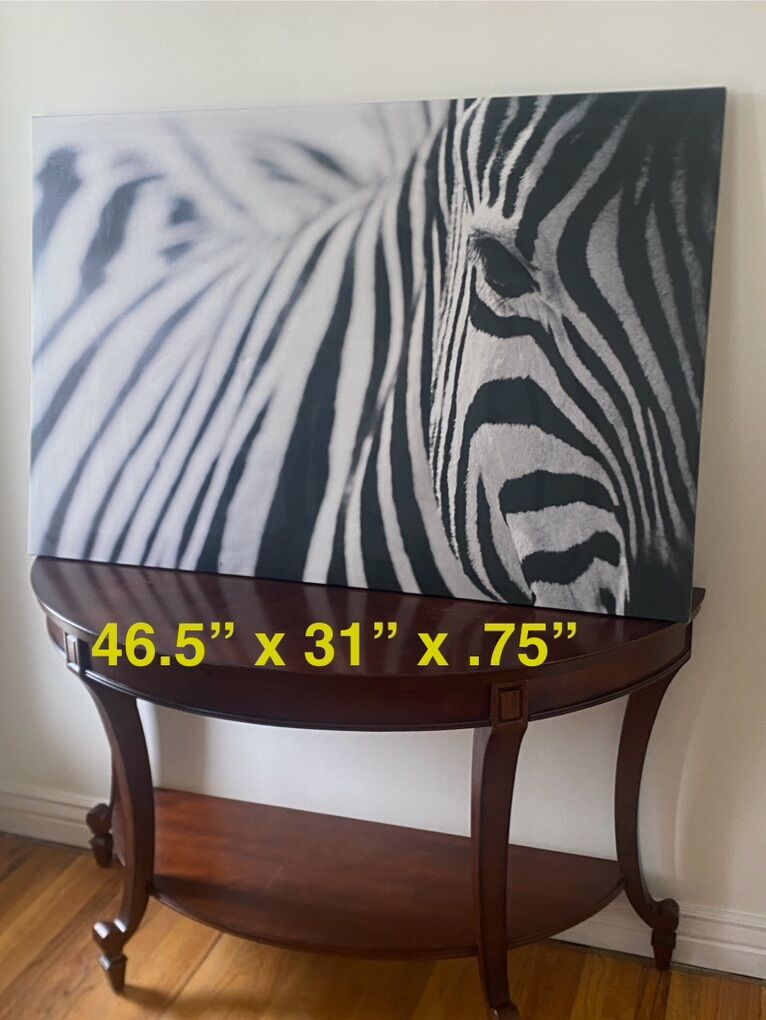 IKEA PJATTERYD LARGE ZEBRA CANVAS