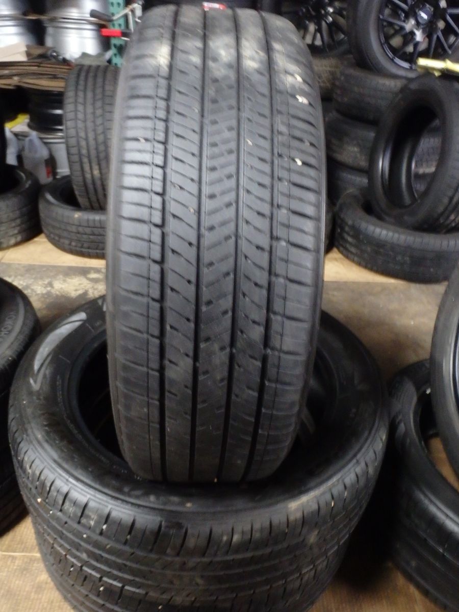 225/55R19  BRIDGESTONE ECOPIA HL PAIR OF TWO USED TIRES