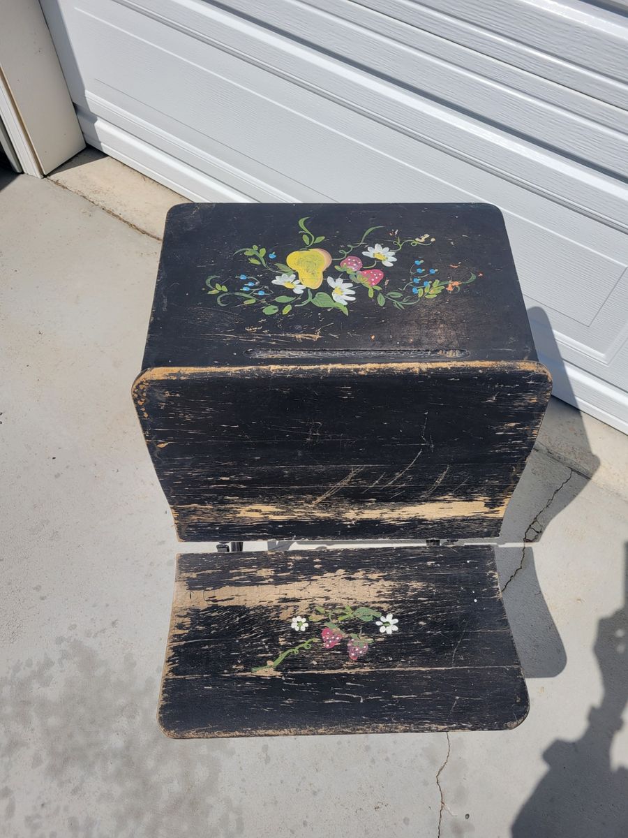 Vintage student classroom desk