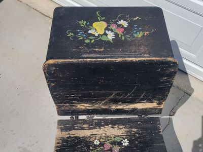 Vintage student classroom desk