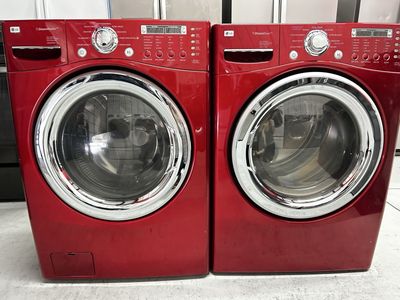 Lg Steam Electric Front Load Set/Stackable