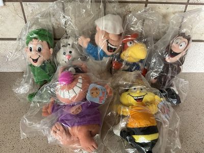 General Mills breakfast babies stuffed plush figures.1997