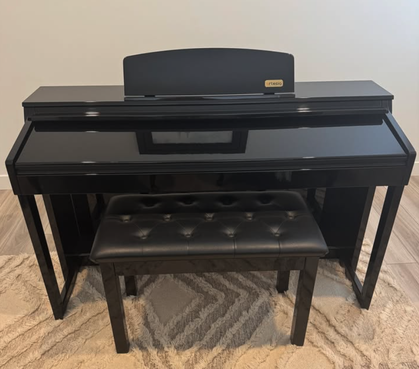 Artesia Pro Upright Cabinet Digital Piano with Bench 150e+