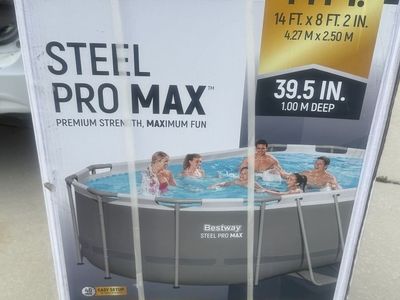BESTWAY STEEL PRO MAX 14' X 8'2" X 39" POOL SET