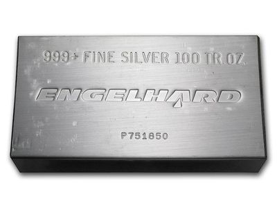 Engelhard 100 Ounce Silver Bar