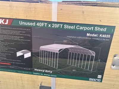 STEEL CARPORT SHED