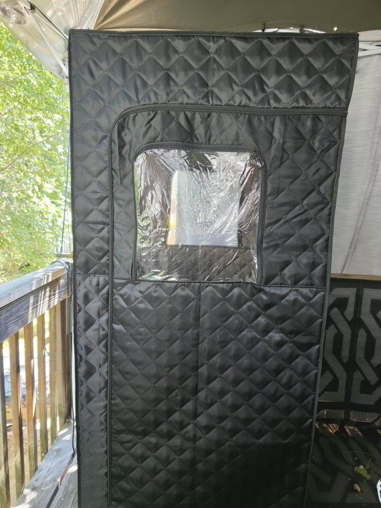 Portable Steam Sauna Tent with Steamer & Folding Chair - Personal Home Spa Relaxation