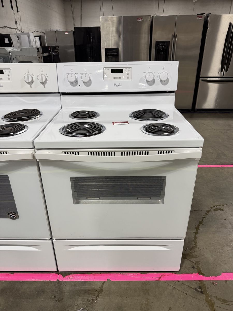 GREAT CONDITION WHIRLPOOL WHITE COIL TOP RANGE