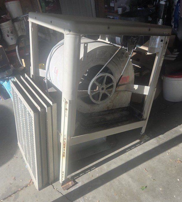 swamp / evaporative cooler with motor, accessories