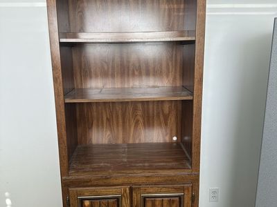 Brown Cabinet with Light!