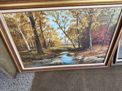 Wooden Framed Wall Picture