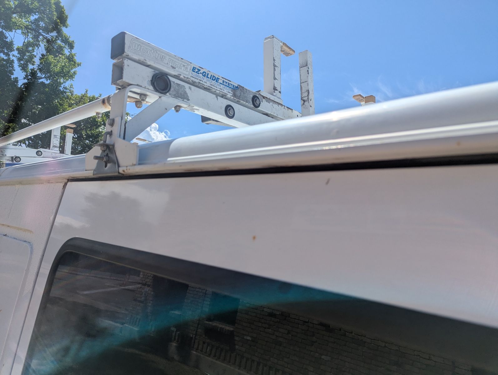 Easy glide system 2 HEAVY DUTY HYDRAULIC ASSISTANCE WEATHER GUARD EZ GLIDE SYSTEM FOR 2 heavy LADDERS