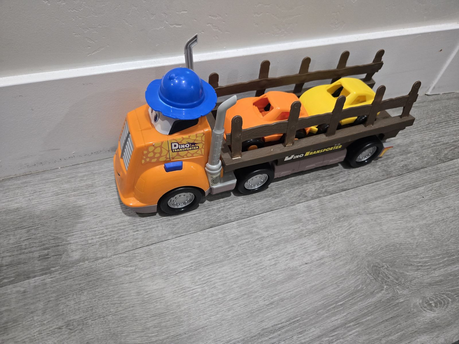Dino Transporter Toy Truck with Cars