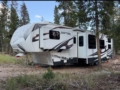 Keystone Raptor Toy Hauler Fifth Wheel RV Camper