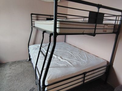 Full over queen bunk bed