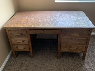 Oak desk