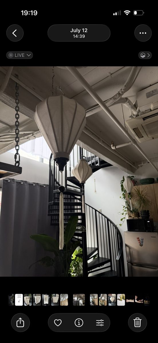 Hanging Lanterns with Tassels