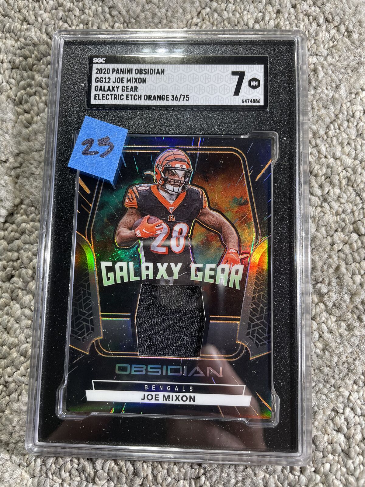 Joe Mixon Cincinnati Bengals graded dlabs