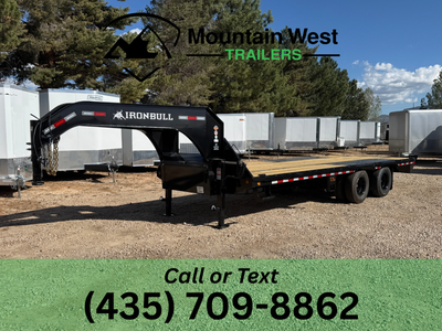 2027 Iron Bull 8.5X22-25.9K Gooseneck Flatbed Equipment Trailer