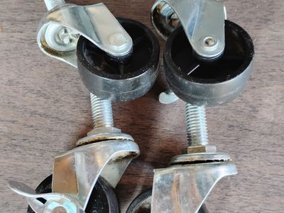 Brand new 3 inch castor wheels only $10 for a set of 4