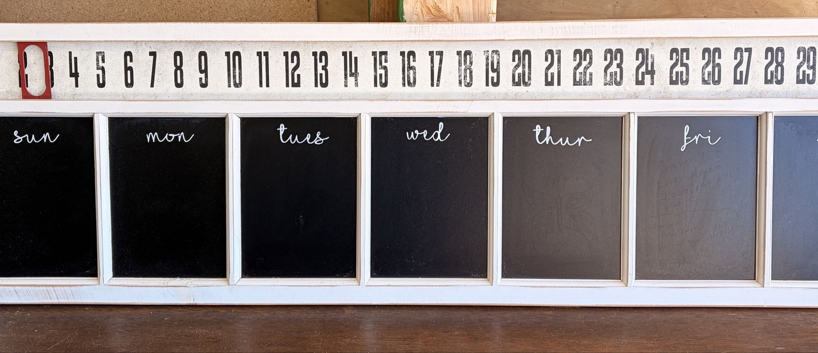 Large Current Week Wall Mount Calendar