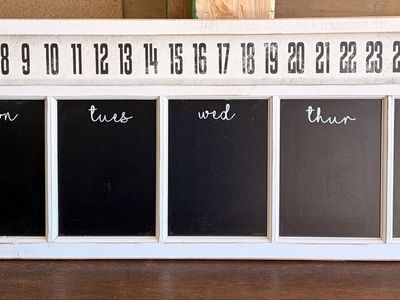 Large Current Week Wall Mount Calendar
