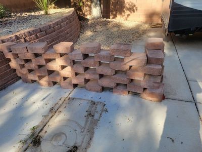 land scaping retaining blocks