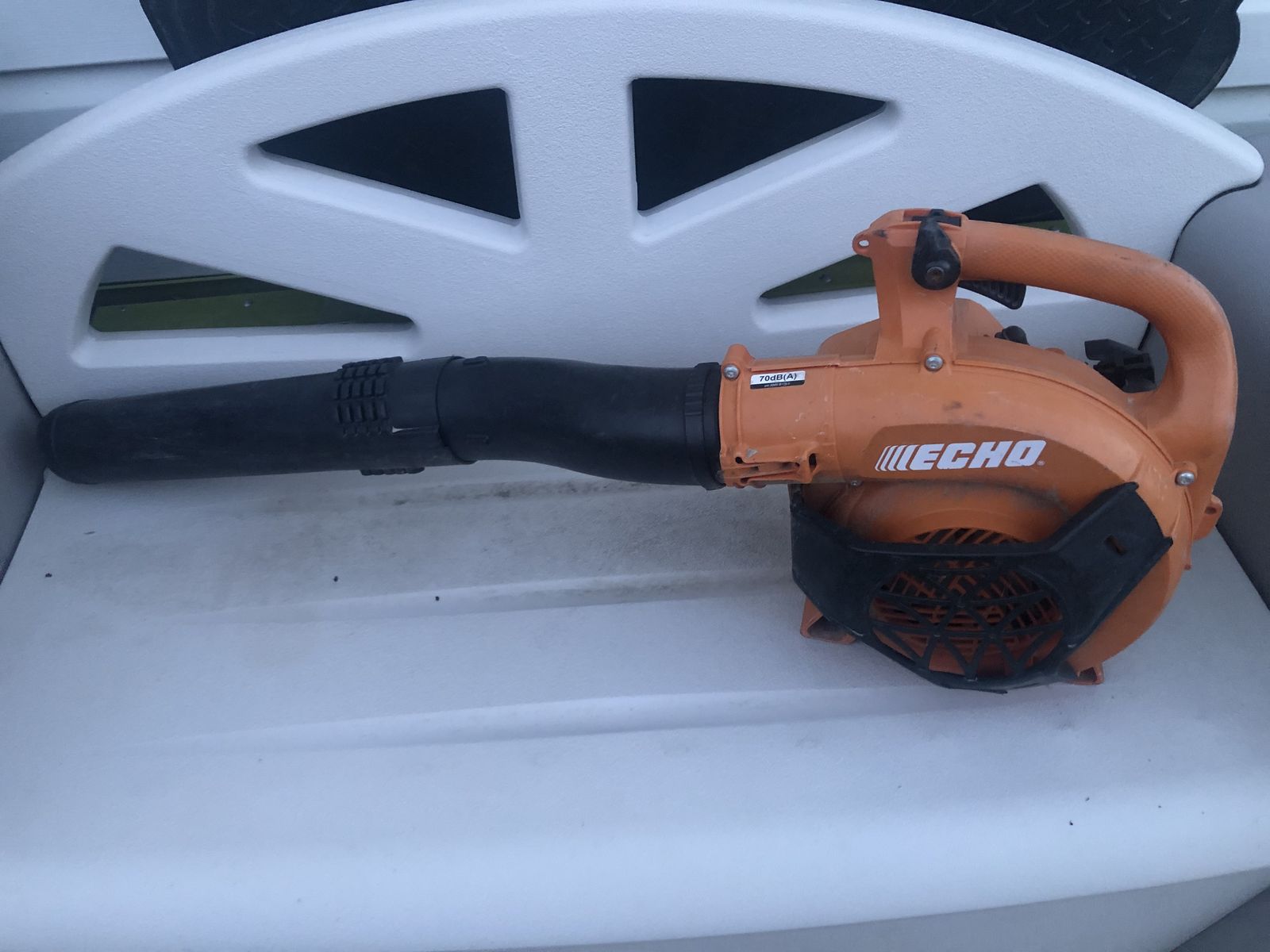 ECHO leaf blower, $100