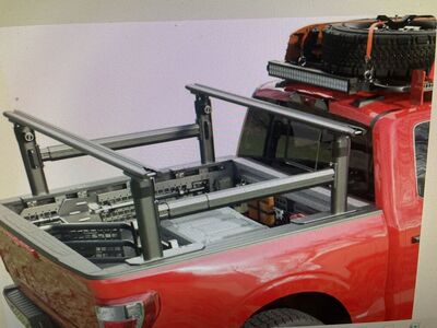 TRUMGETA Universal Adjustable Truck Bed Rack for Full Size Trucks 600 LBS with Side Bars