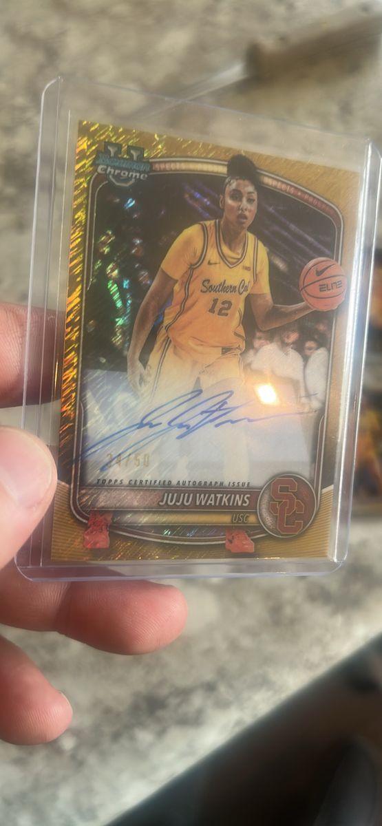 Ju Ju Watkins auto /50