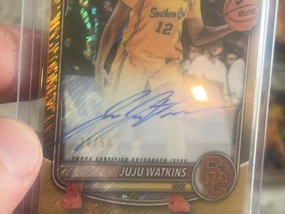 Ju Ju Watkins auto /50