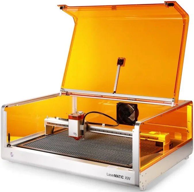 Laser engraver setup