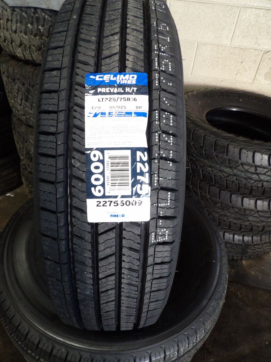 225/75R16 CELIMO PREVAIL H/T SET OF BRAND NEW TIRES