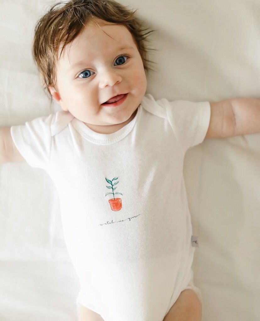 Kristin Made Watch Me Grow Onesie 3/6 months