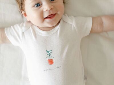 Kristin Made Watch Me Grow Onesie 3/6 months