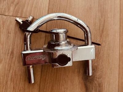 Fastway fortress 86-00-5015 maximum security universal coupler lock for 1 7/8, 2”, 2 5/16 couplers.