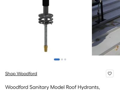 Woodford Sanitary Model Roof Hydrant - Mounting System Not Included