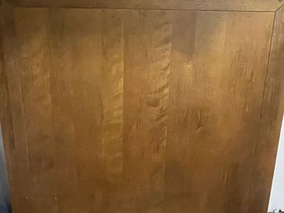 Square Wood Table / Dining Table Leaf - Medium Wood Finish