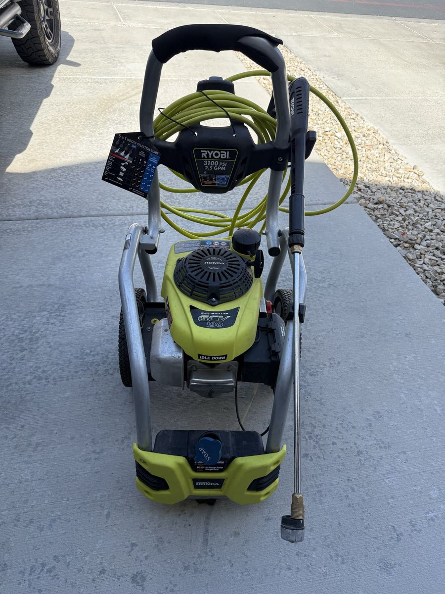 Ryobi pressure washer Honda motor