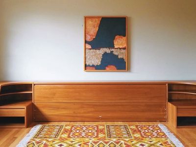 Danish Teak Queen Platform Bed