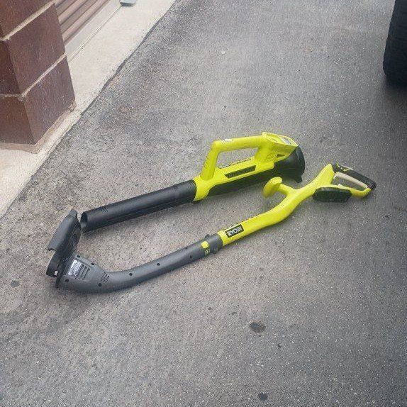 Cheap "Ryobi" Weed Eater & Blower