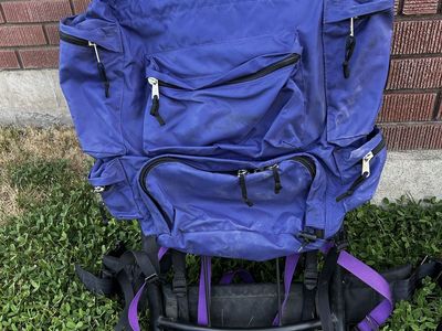 Tracker by Camp Trails External Frame Backpack Royal Blue Hiking Camping Bag