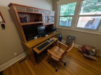 Desk with Hutch and Office Chair (Sedona style)