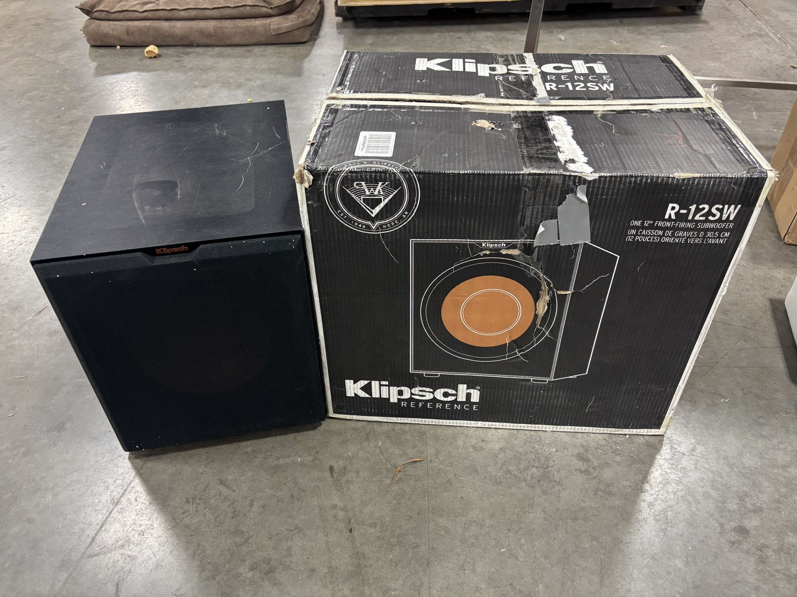 Klipsch R-120SW Subwoofer, Black
