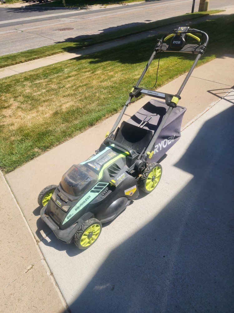 Ryobi 40 volt lawn mower no battery