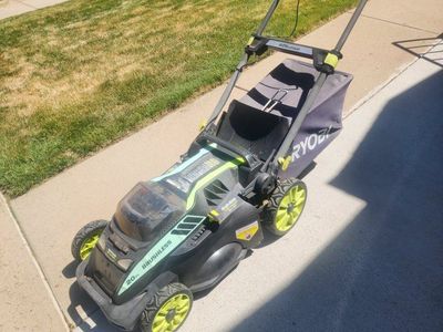 Ryobi 40 volt lawn mower no battery