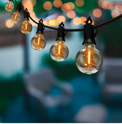 Brand new Feit Electric 50' LED Cafe String Light.