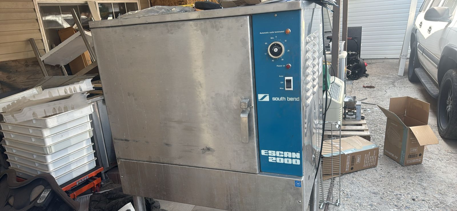 Commercial Escan 2000-F Electric Convection Steamer – 208V – Restaurant Equipment
